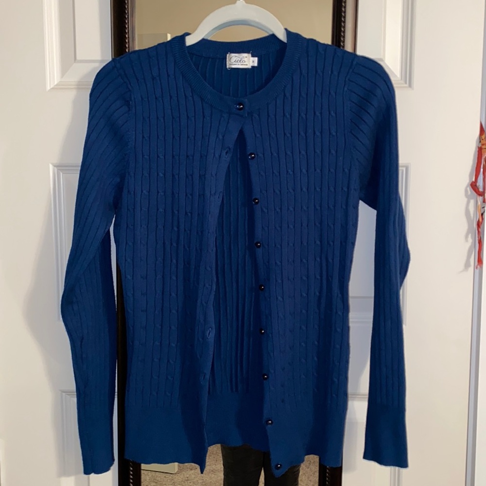Classy Blue Cardigan